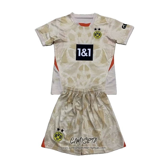 Segunda Camiseta Borussia Dortmund Portero 2024-2025 Nino